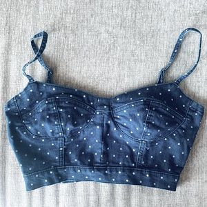 Denim Crop Top